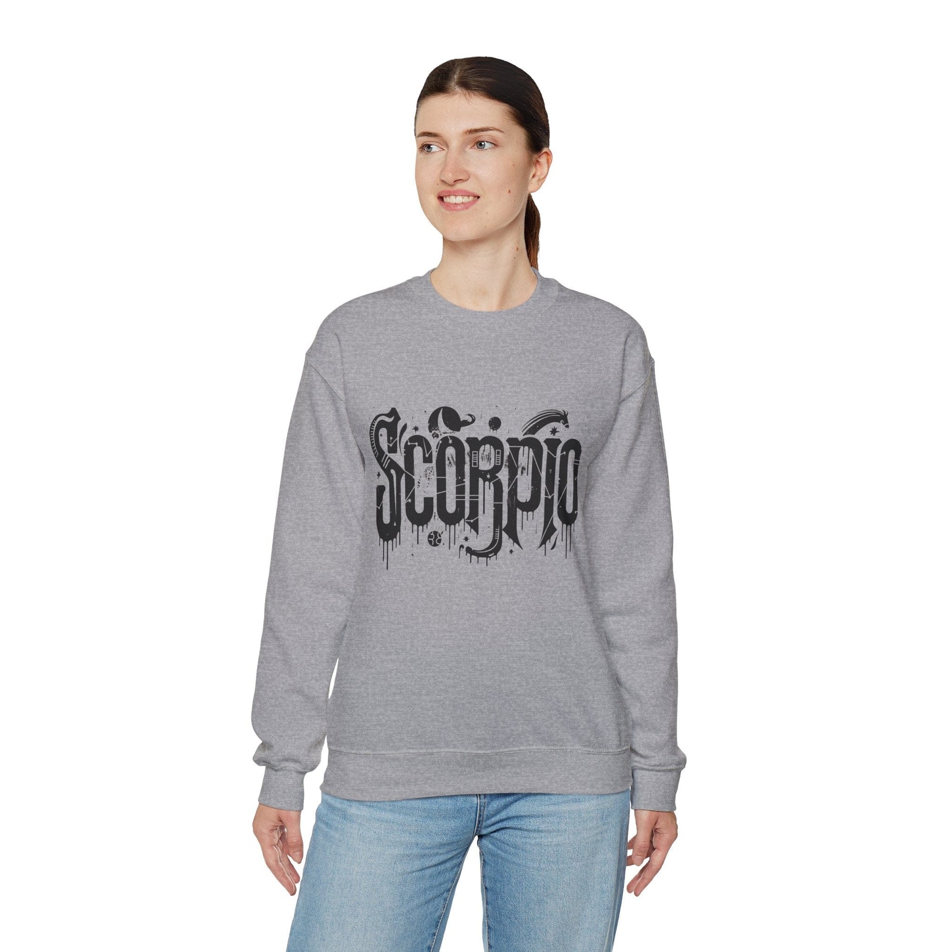 Sweatshirt Shadow Strike Scorpio Sweater: Depths Unveiled