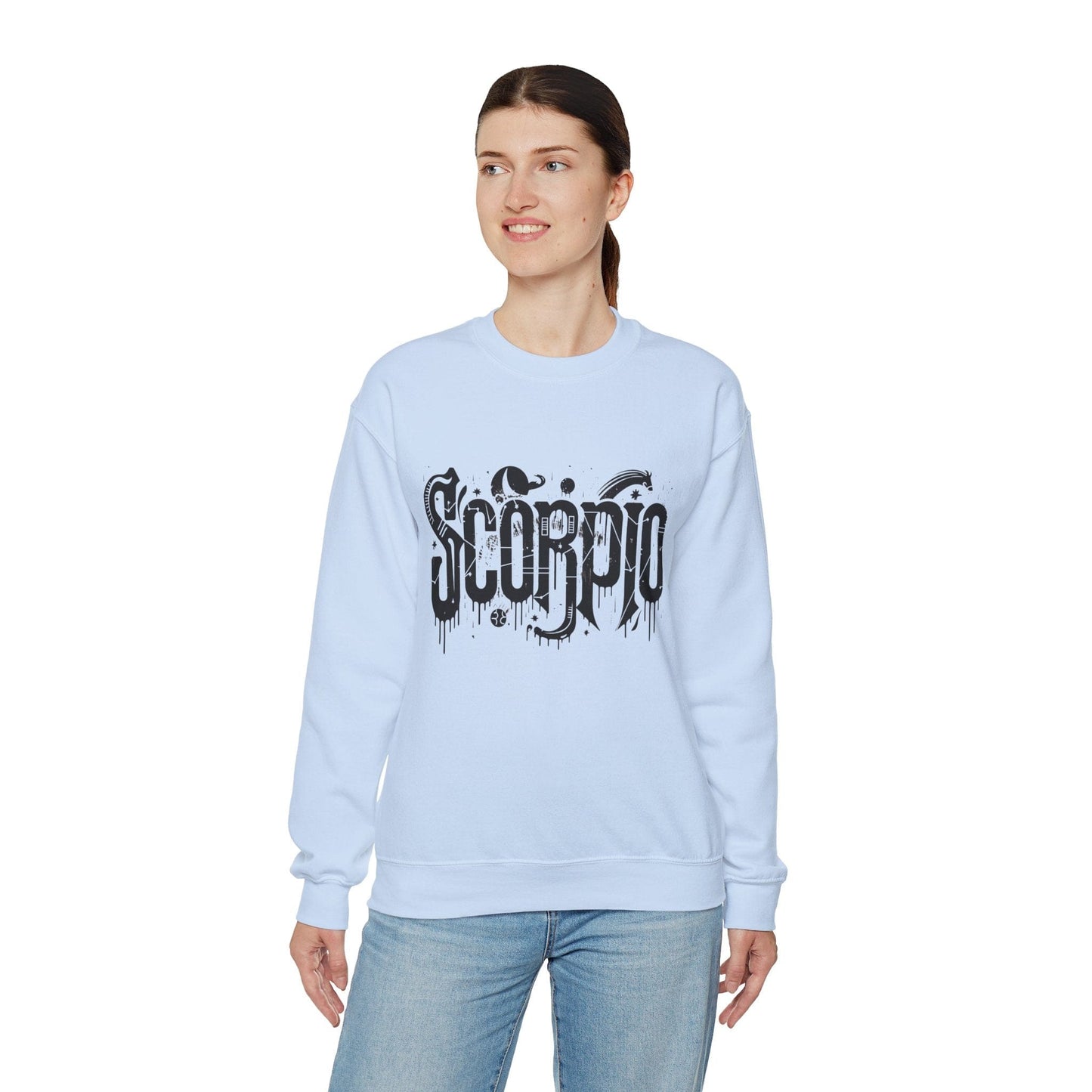 Sweatshirt Shadow Strike Scorpio Sweater: Depths Unveiled
