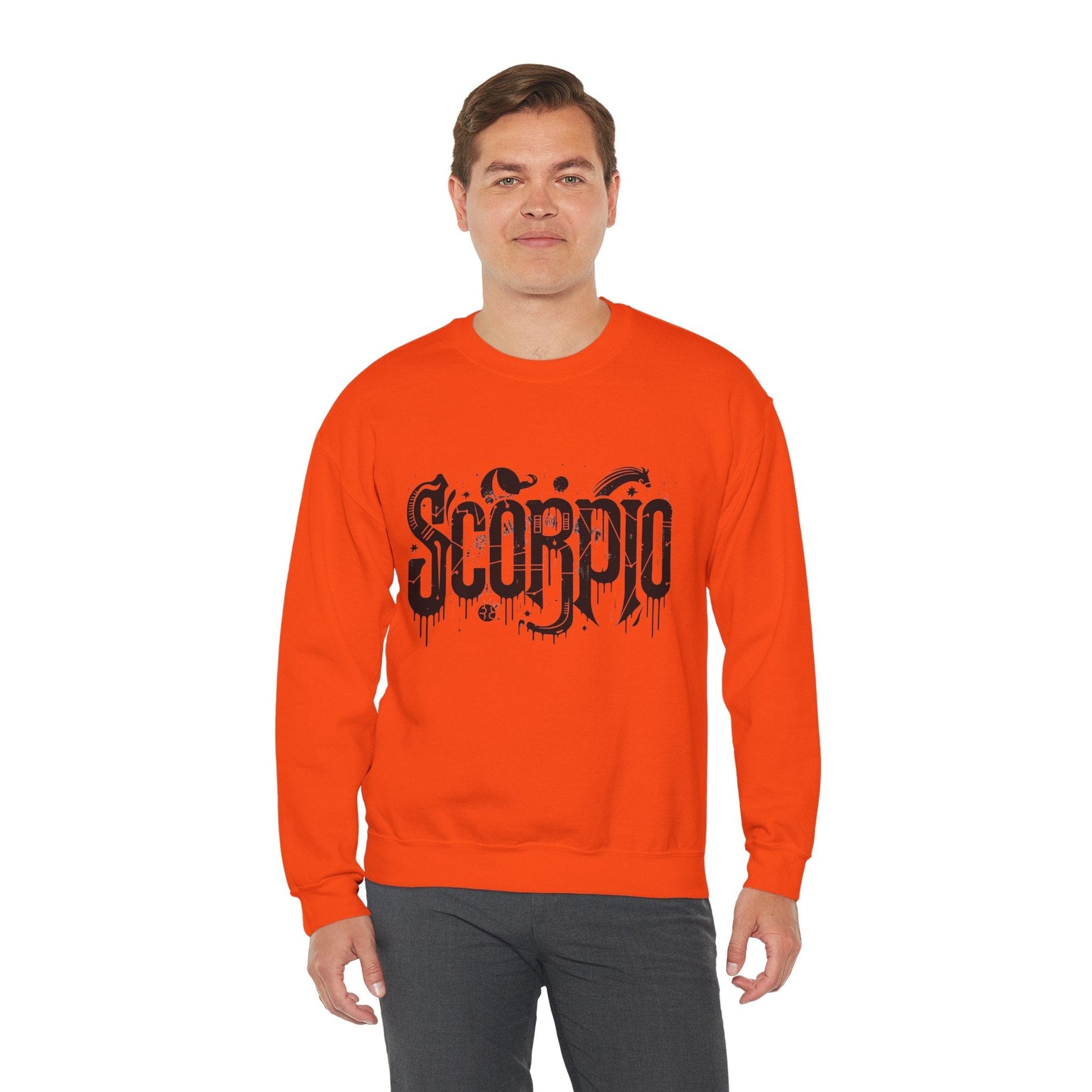 Sweatshirt Shadow Strike Scorpio Sweater: Depths Unveiled