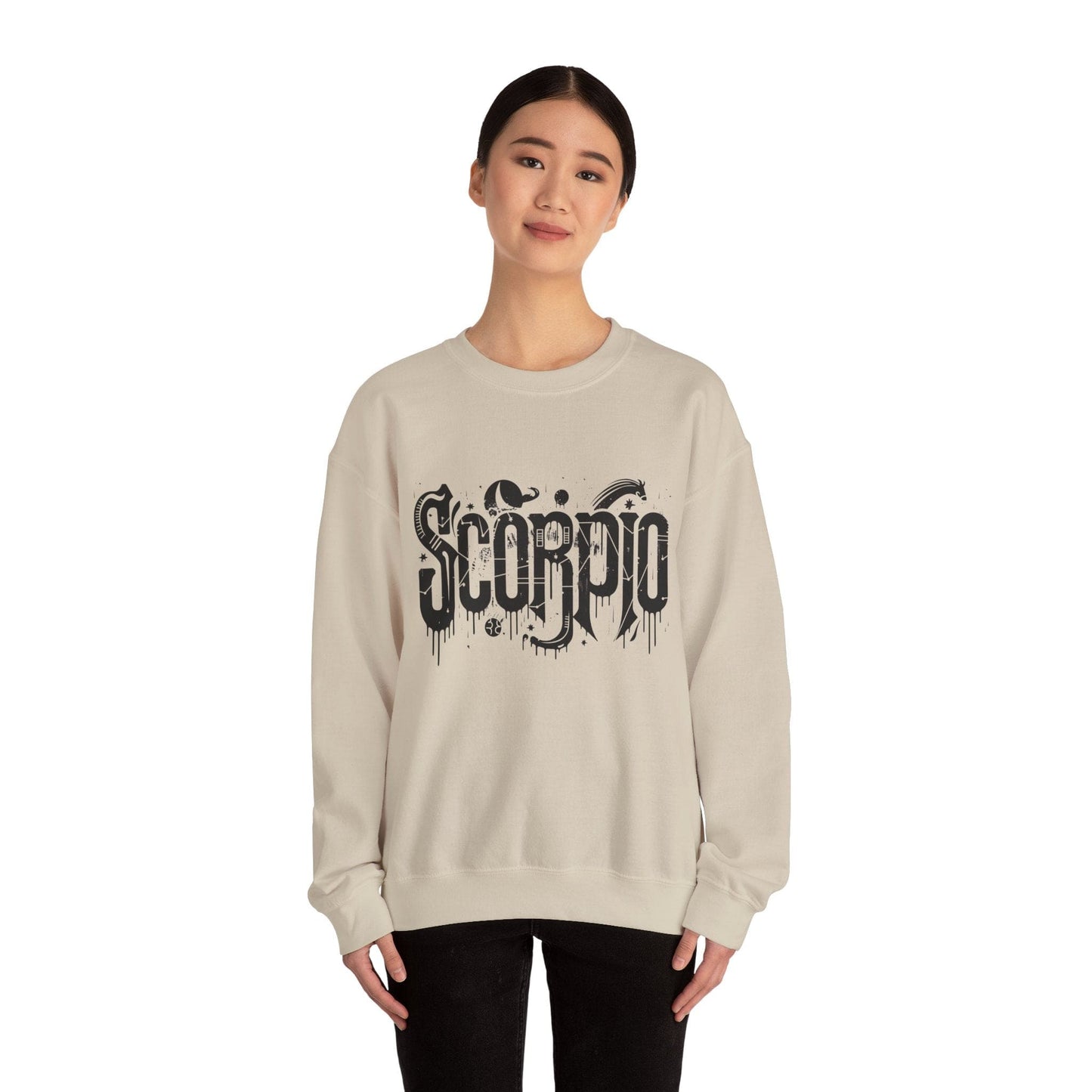 Sweatshirt Shadow Strike Scorpio Sweater: Depths Unveiled