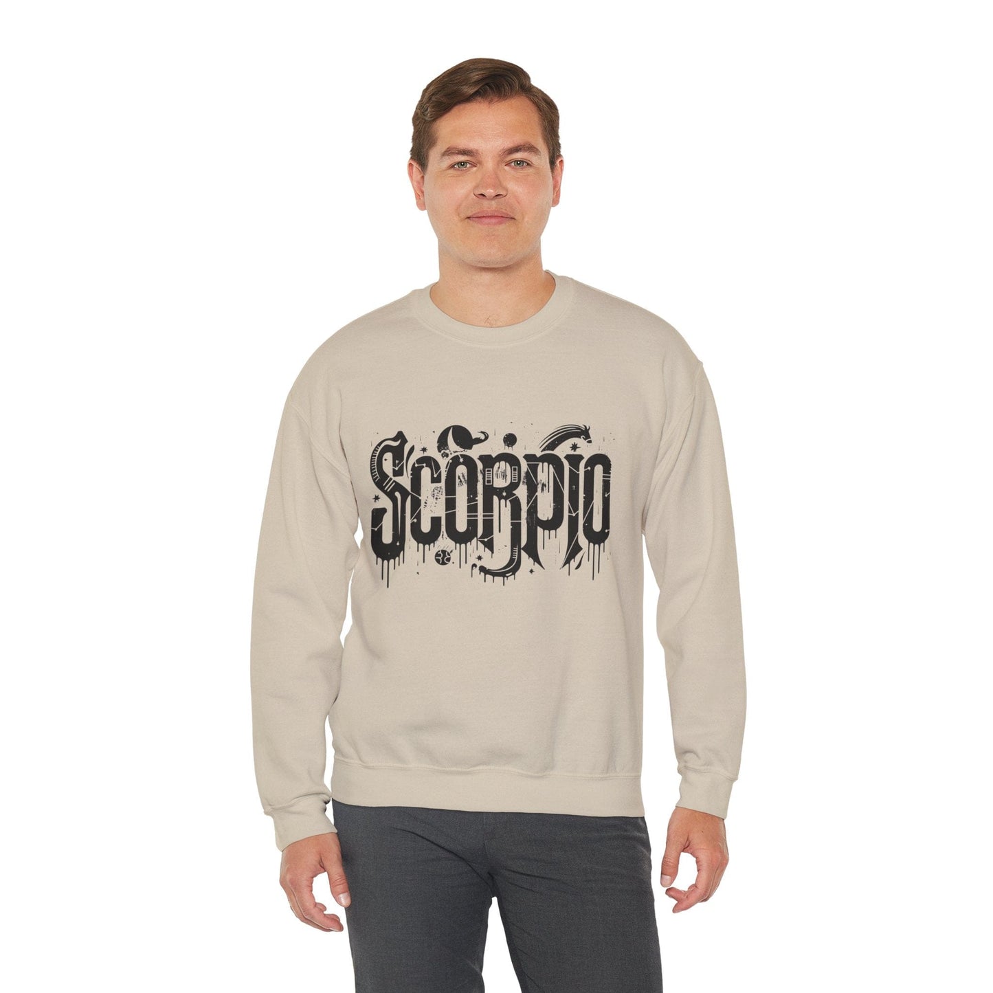 Sweatshirt Shadow Strike Scorpio Sweater: Depths Unveiled