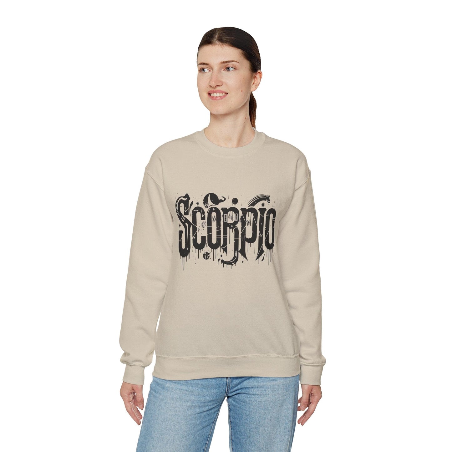 Sweatshirt Shadow Strike Scorpio Sweater: Depths Unveiled