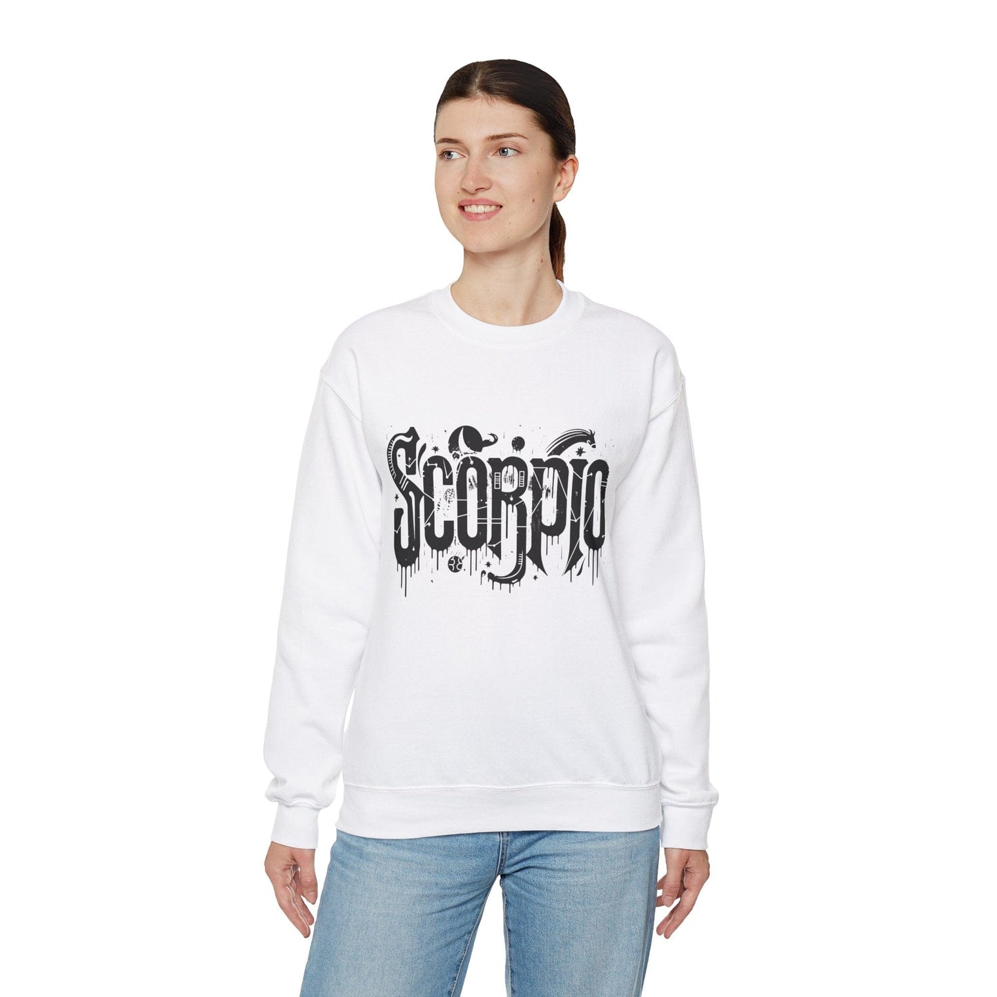 Sweatshirt Shadow Strike Scorpio Sweater: Depths Unveiled