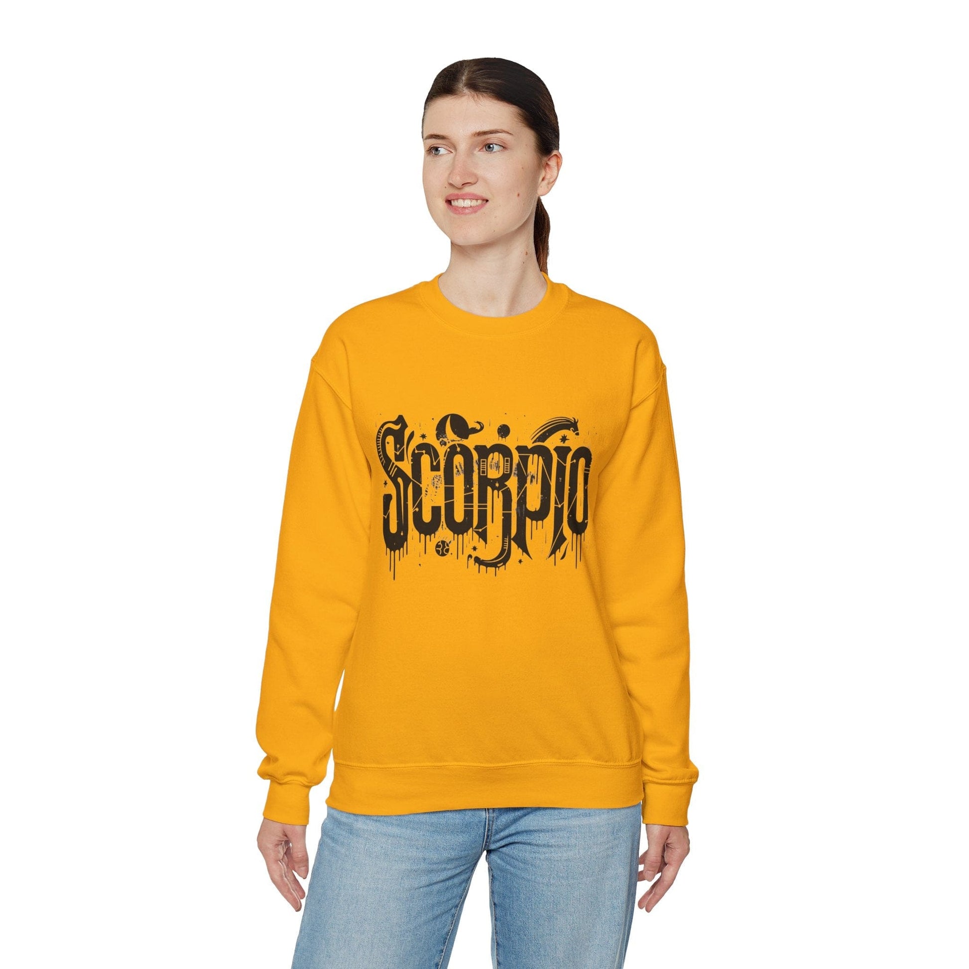 Sweatshirt Shadow Strike Scorpio Sweater: Depths Unveiled