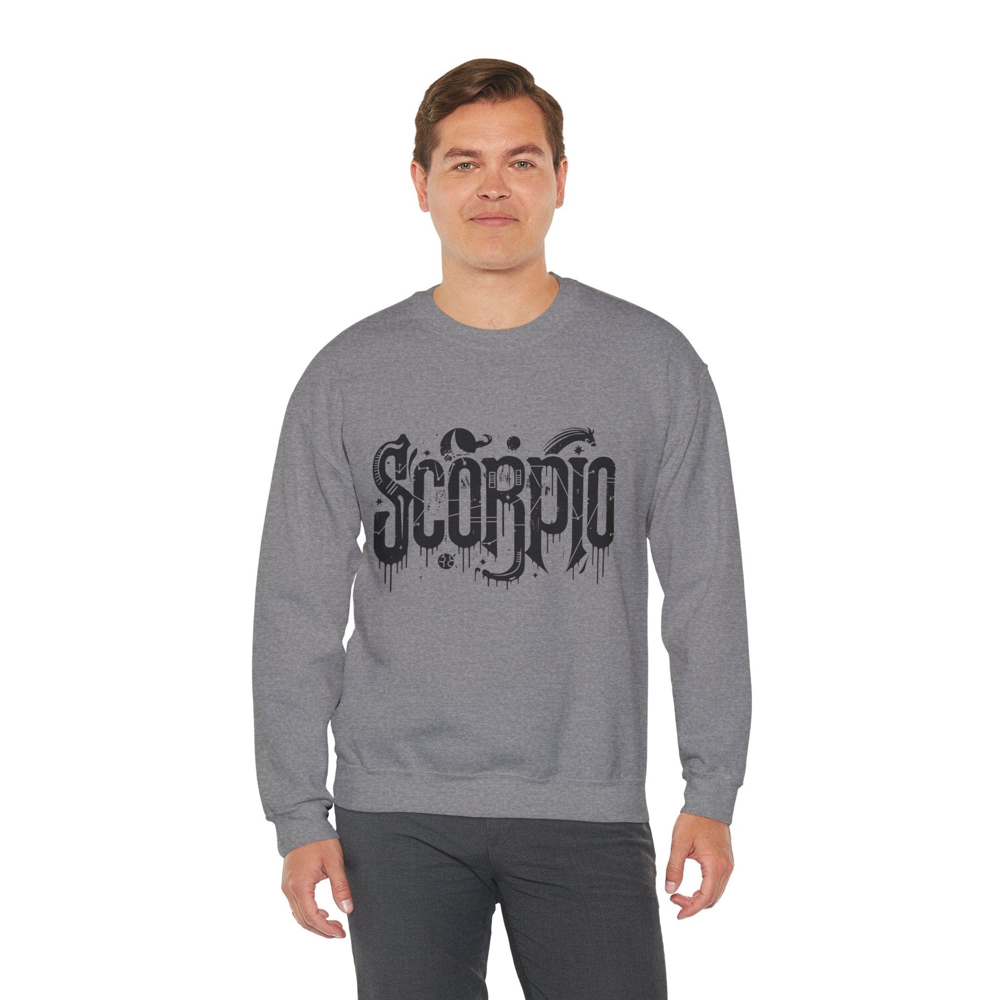 Sweatshirt Shadow Strike Scorpio Sweater: Depths Unveiled