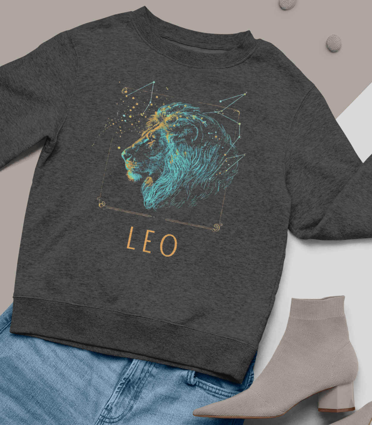 Sweatshirt Solar Flare Leo Crewneck Sweatshirt