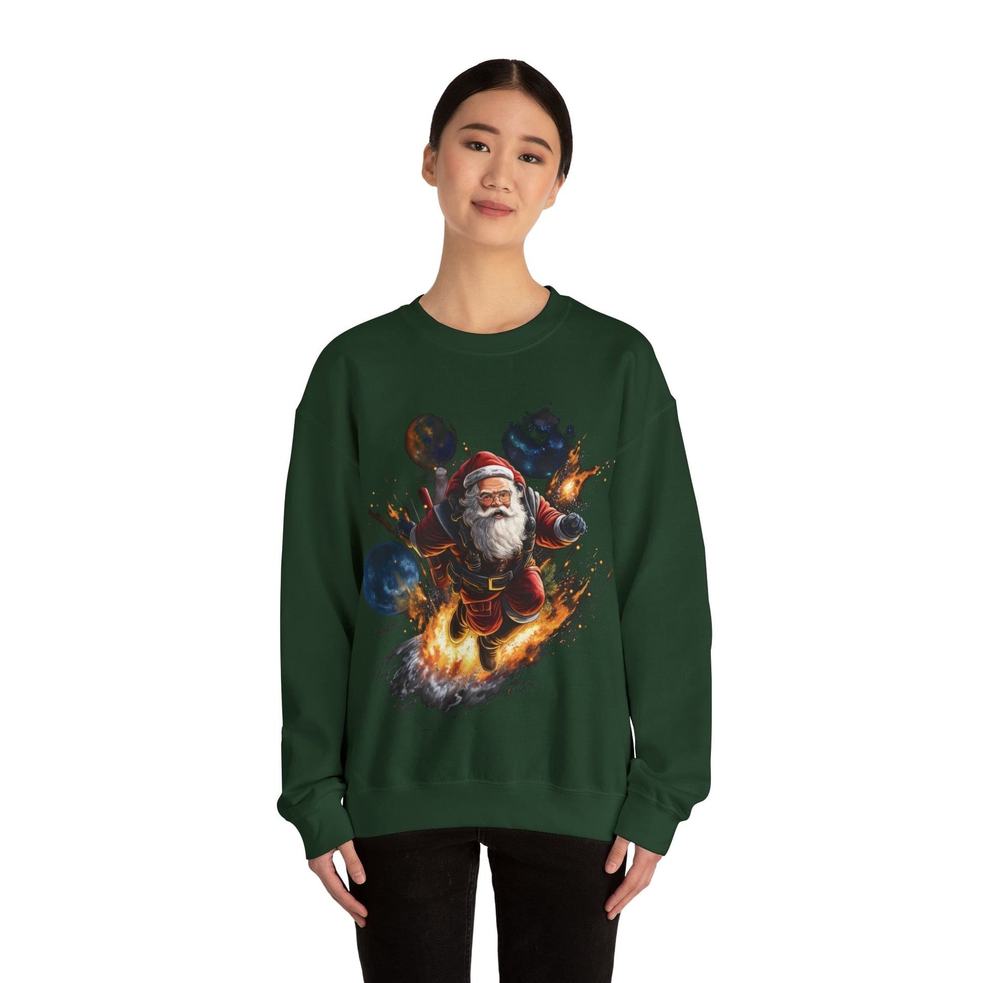 Sweatshirt Space Santa Ugly Sweater