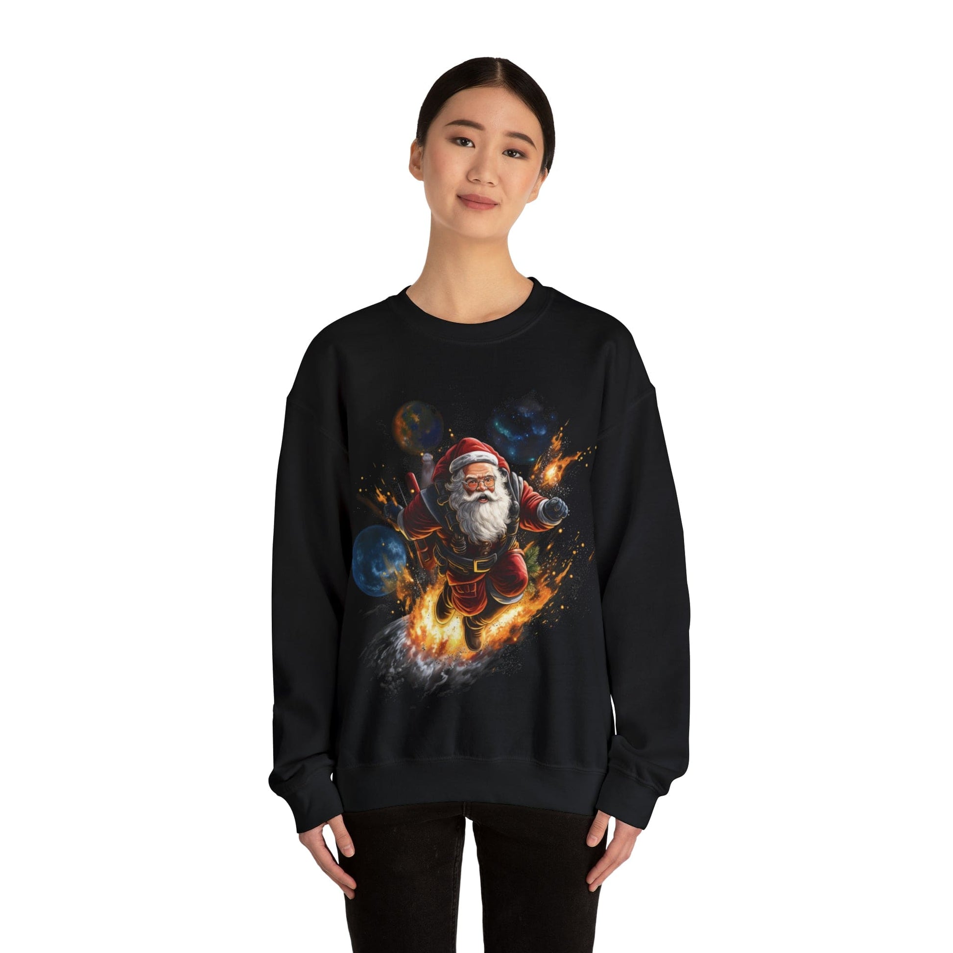 Sweatshirt Space Santa Ugly Sweater