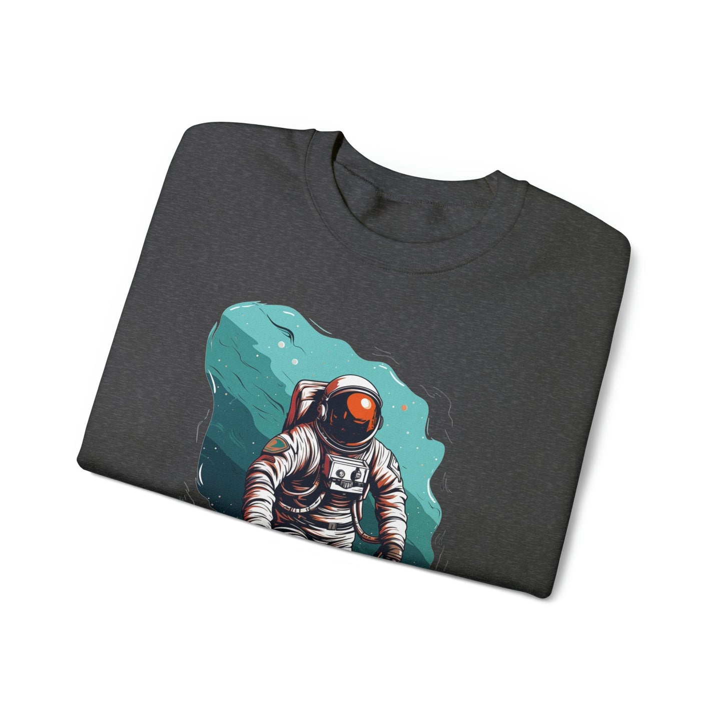 Sweatshirt Spacewalker: Astronaut in Stellar Serenity Sweater