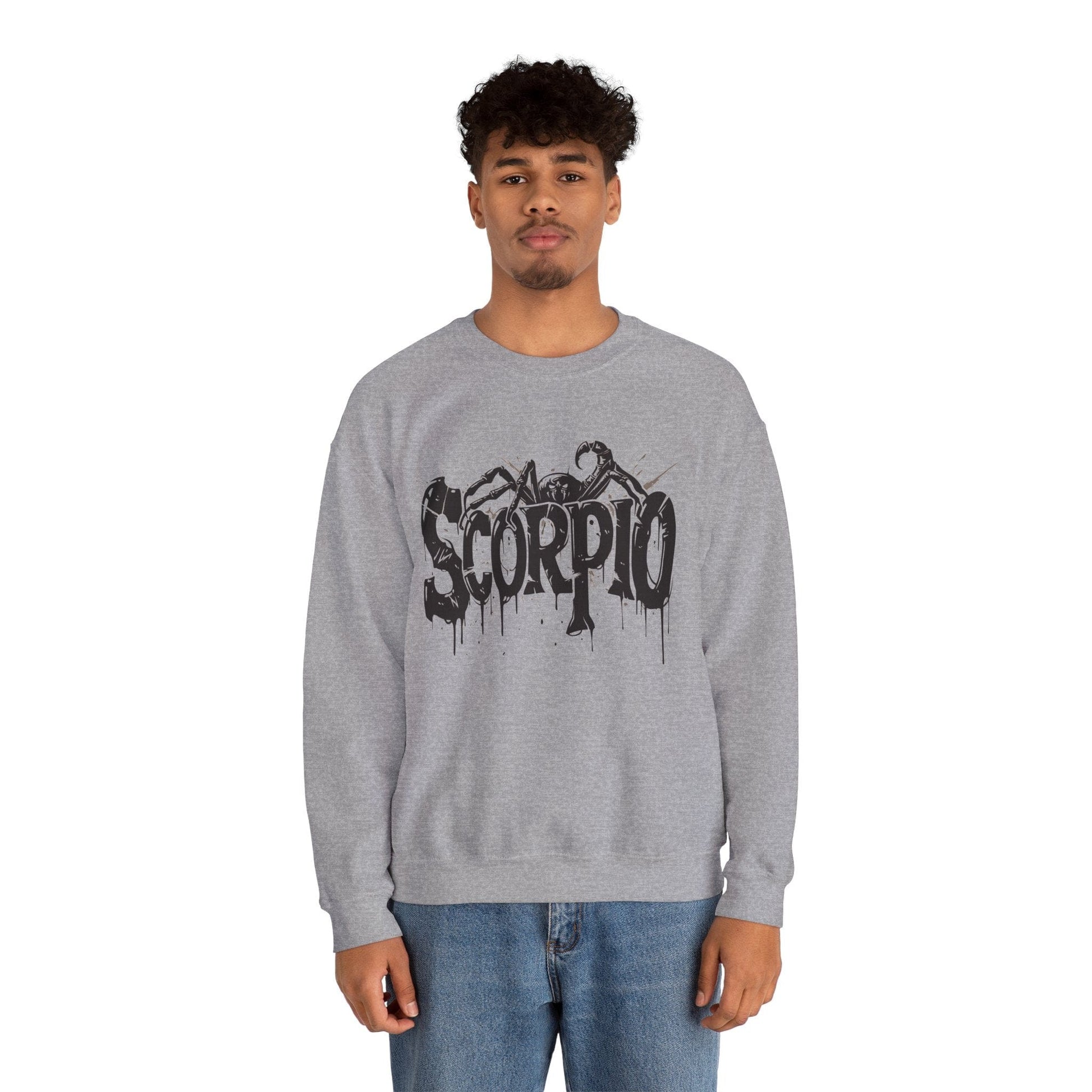 Sweatshirt Sting of Mystery Scorpio Sweater: Embrace the Darkness