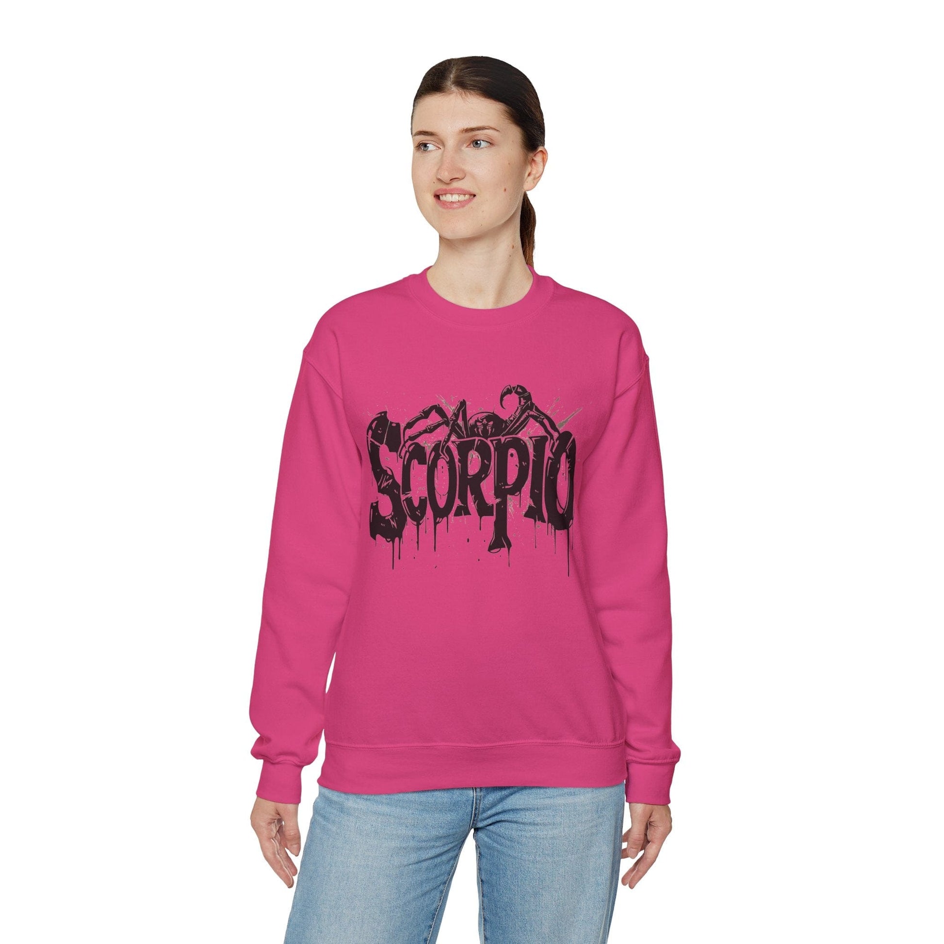 Sweatshirt Sting of Mystery Scorpio Sweater: Embrace the Darkness