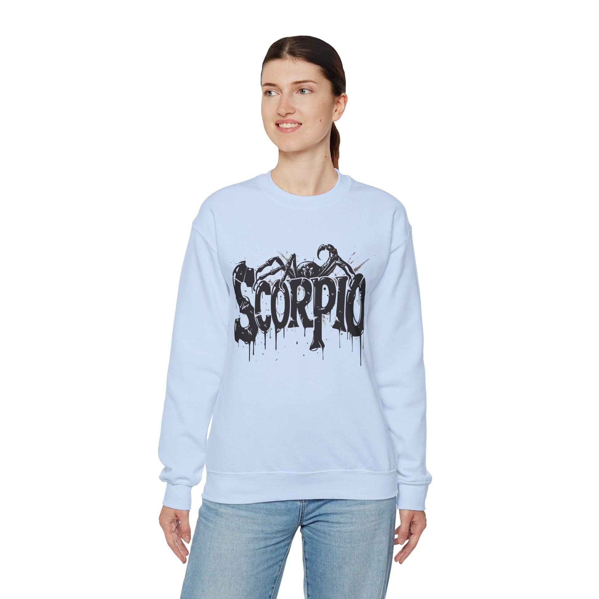 Sweatshirt Sting of Mystery Scorpio Sweater: Embrace the Darkness