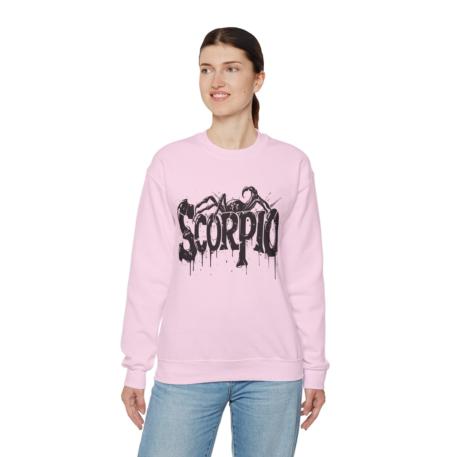 Sweatshirt Sting of Mystery Scorpio Sweater: Embrace the Darkness