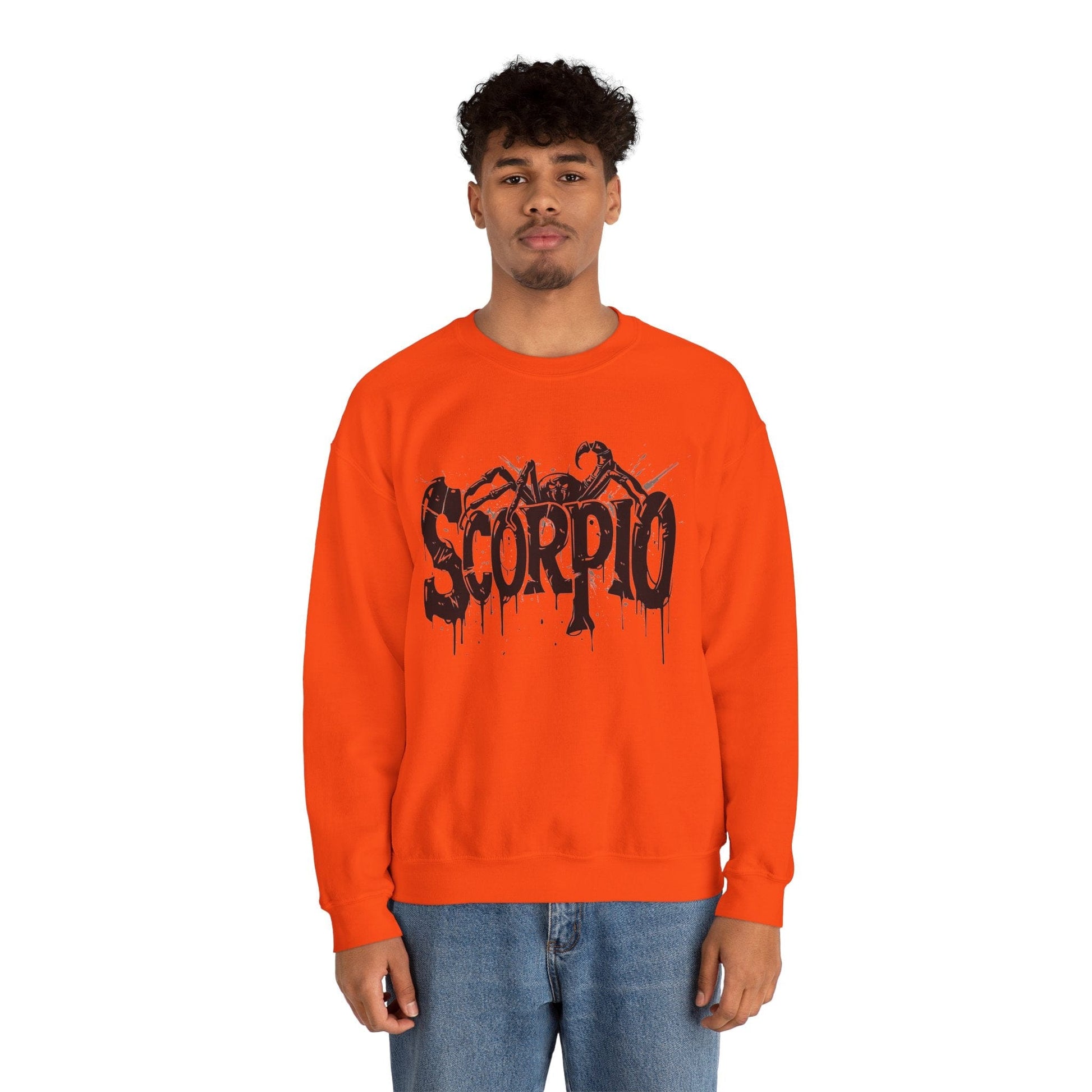 Sweatshirt Sting of Mystery Scorpio Sweater: Embrace the Darkness