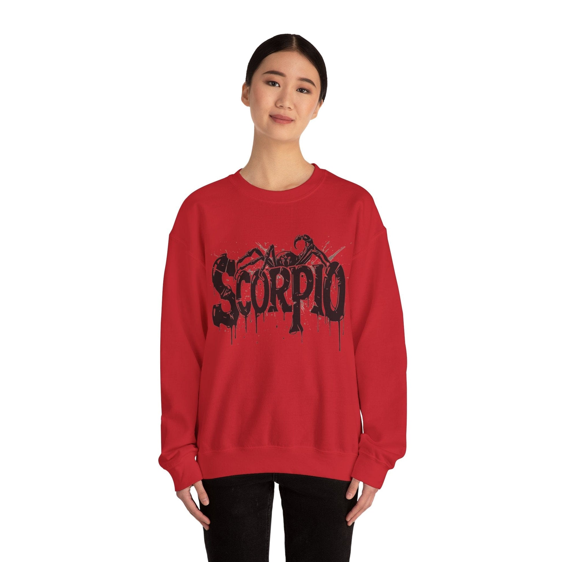 Sweatshirt Sting of Mystery Scorpio Sweater: Embrace the Darkness