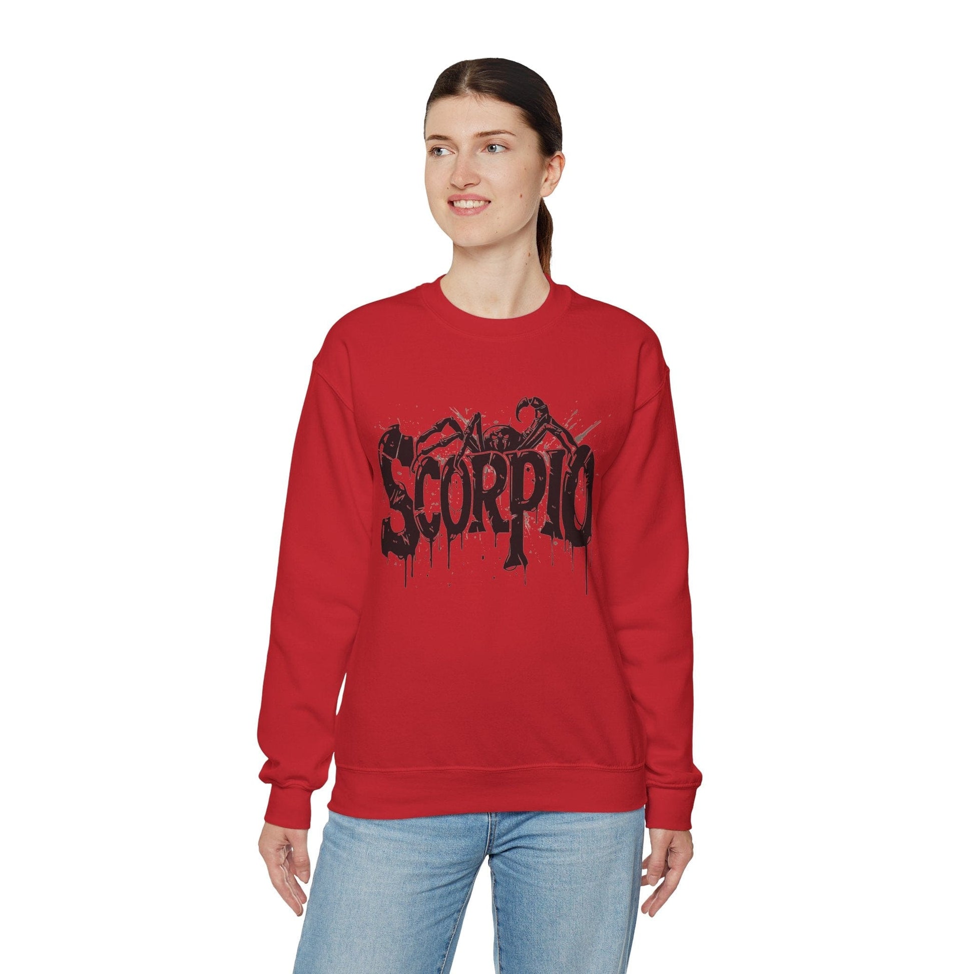 Sweatshirt Sting of Mystery Scorpio Sweater: Embrace the Darkness