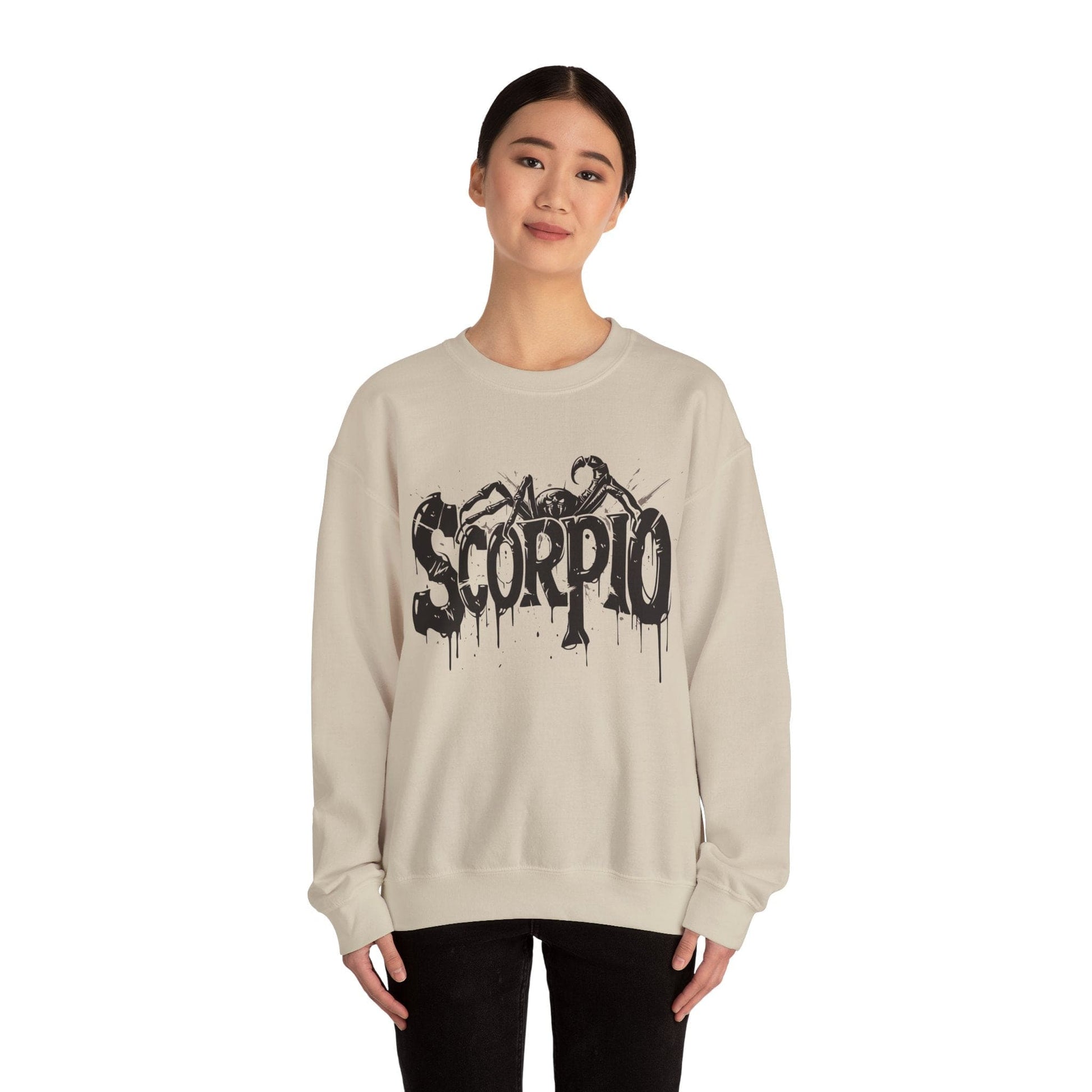 Sweatshirt Sting of Mystery Scorpio Sweater: Embrace the Darkness