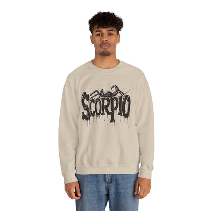 Sweatshirt Sting of Mystery Scorpio Sweater: Embrace the Darkness