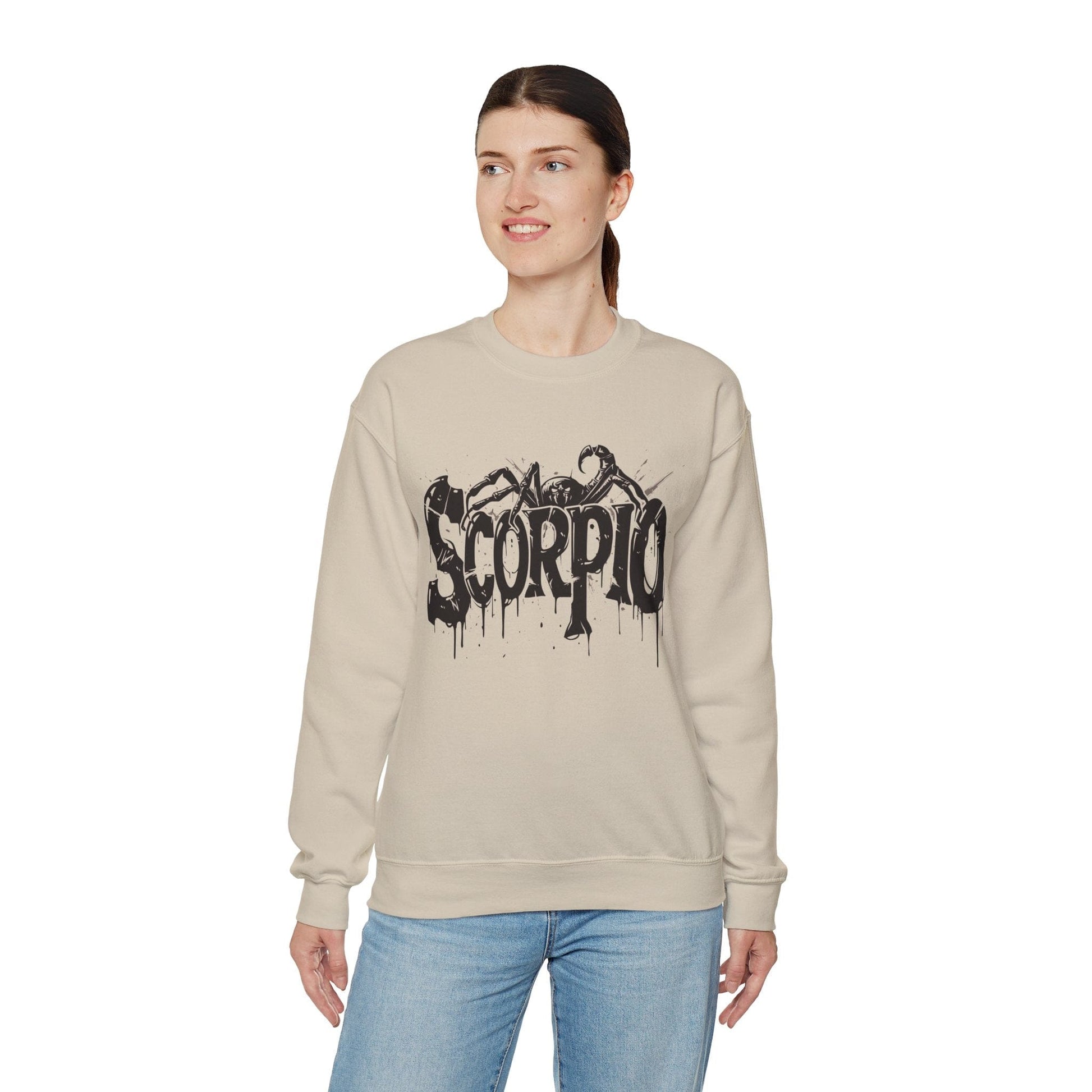 Sweatshirt Sting of Mystery Scorpio Sweater: Embrace the Darkness