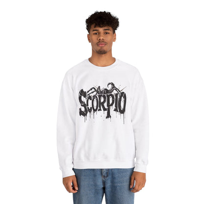 Sweatshirt Sting of Mystery Scorpio Sweater: Embrace the Darkness