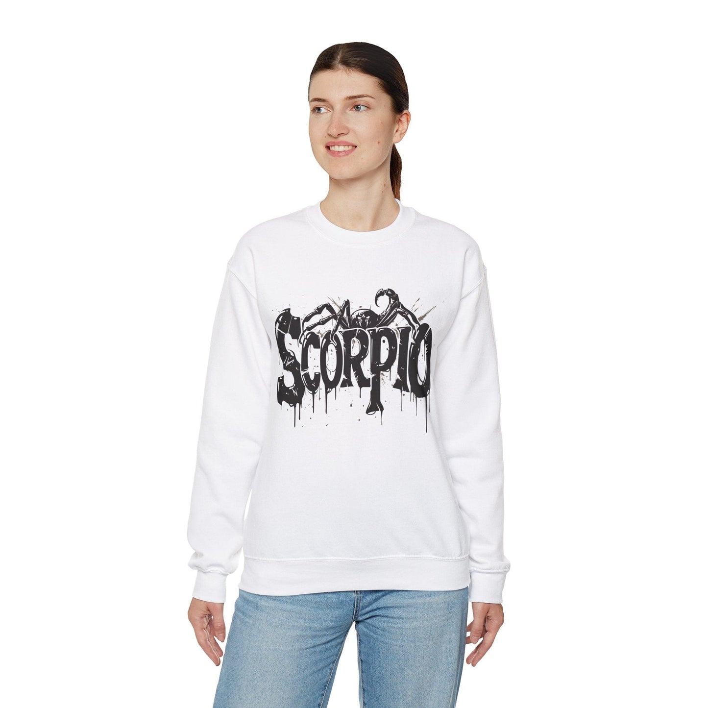 Sweatshirt Sting of Mystery Scorpio Sweater: Embrace the Darkness