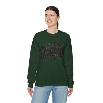 Sweatshirt Sting of Mystery Scorpio Sweater: Embrace the Darkness