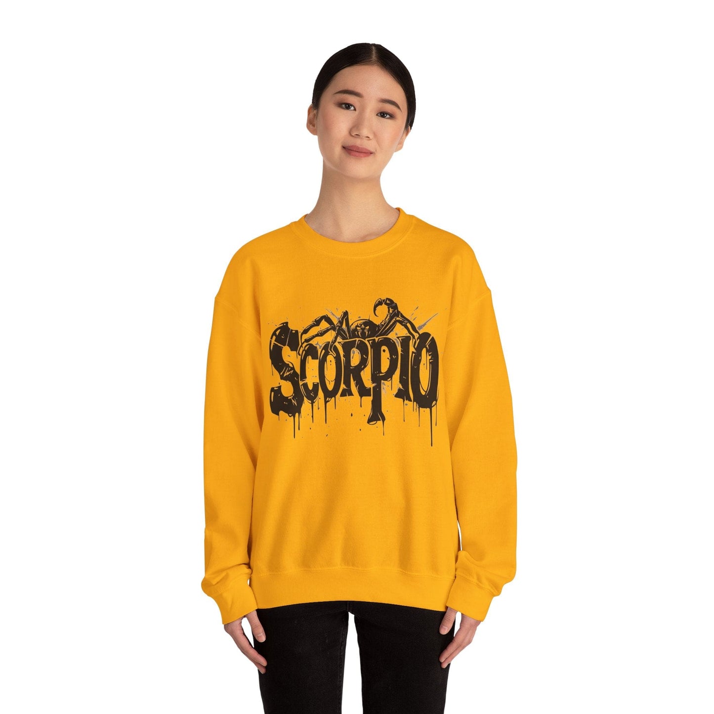 Sweatshirt Sting of Mystery Scorpio Sweater: Embrace the Darkness