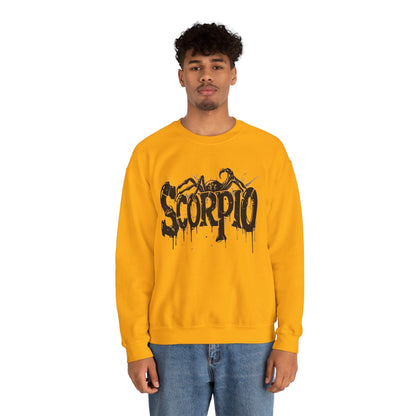 Sweatshirt Sting of Mystery Scorpio Sweater: Embrace the Darkness