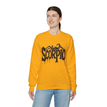 Sweatshirt Sting of Mystery Scorpio Sweater: Embrace the Darkness