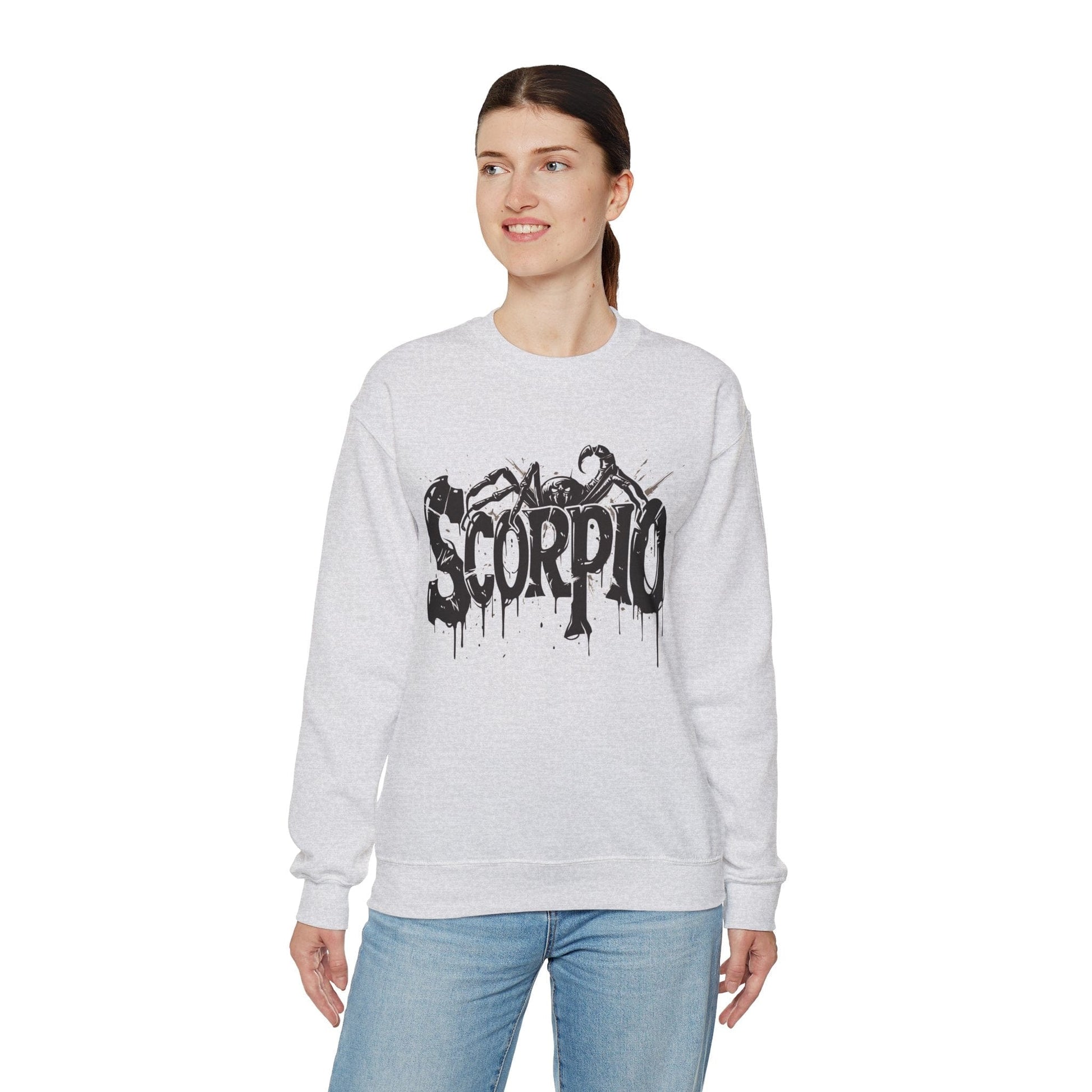 Sweatshirt Sting of Mystery Scorpio Sweater: Embrace the Darkness