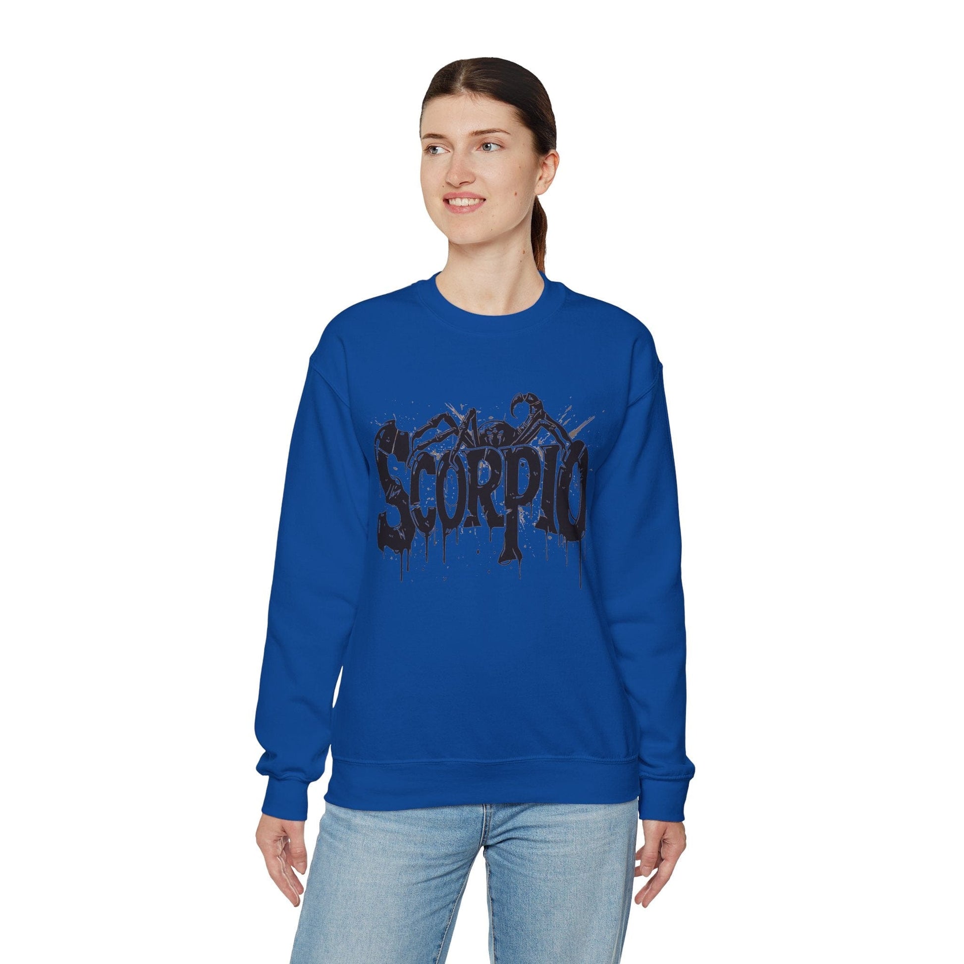 Sweatshirt Sting of Mystery Scorpio Sweater: Embrace the Darkness