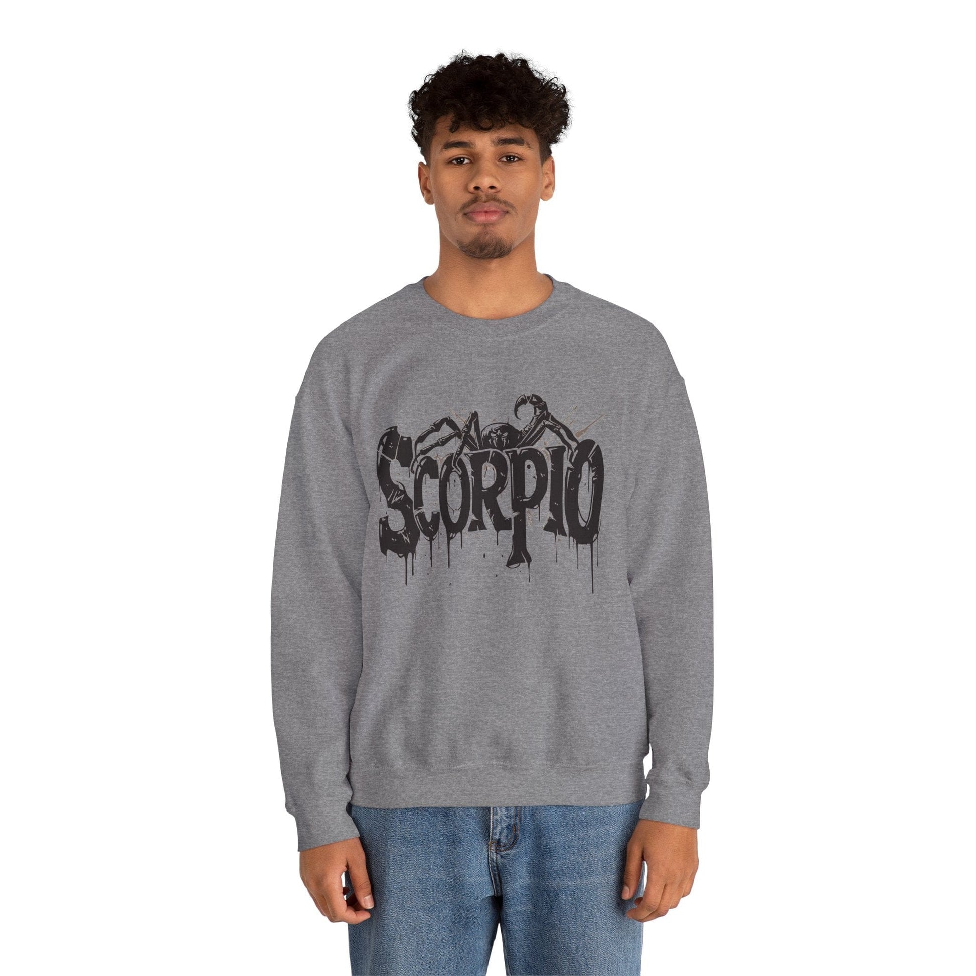 Sweatshirt Sting of Mystery Scorpio Sweater: Embrace the Darkness