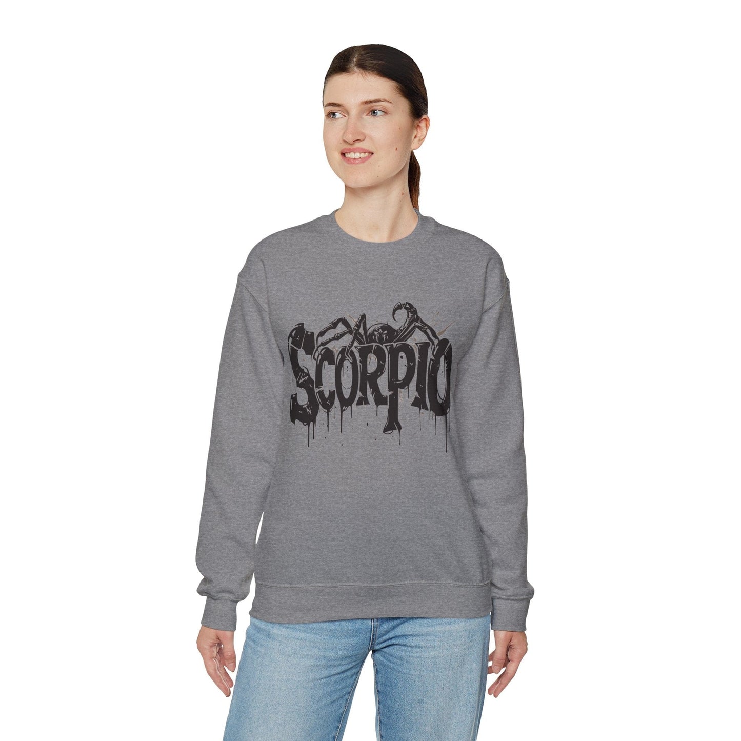 Sweatshirt Sting of Mystery Scorpio Sweater: Embrace the Darkness