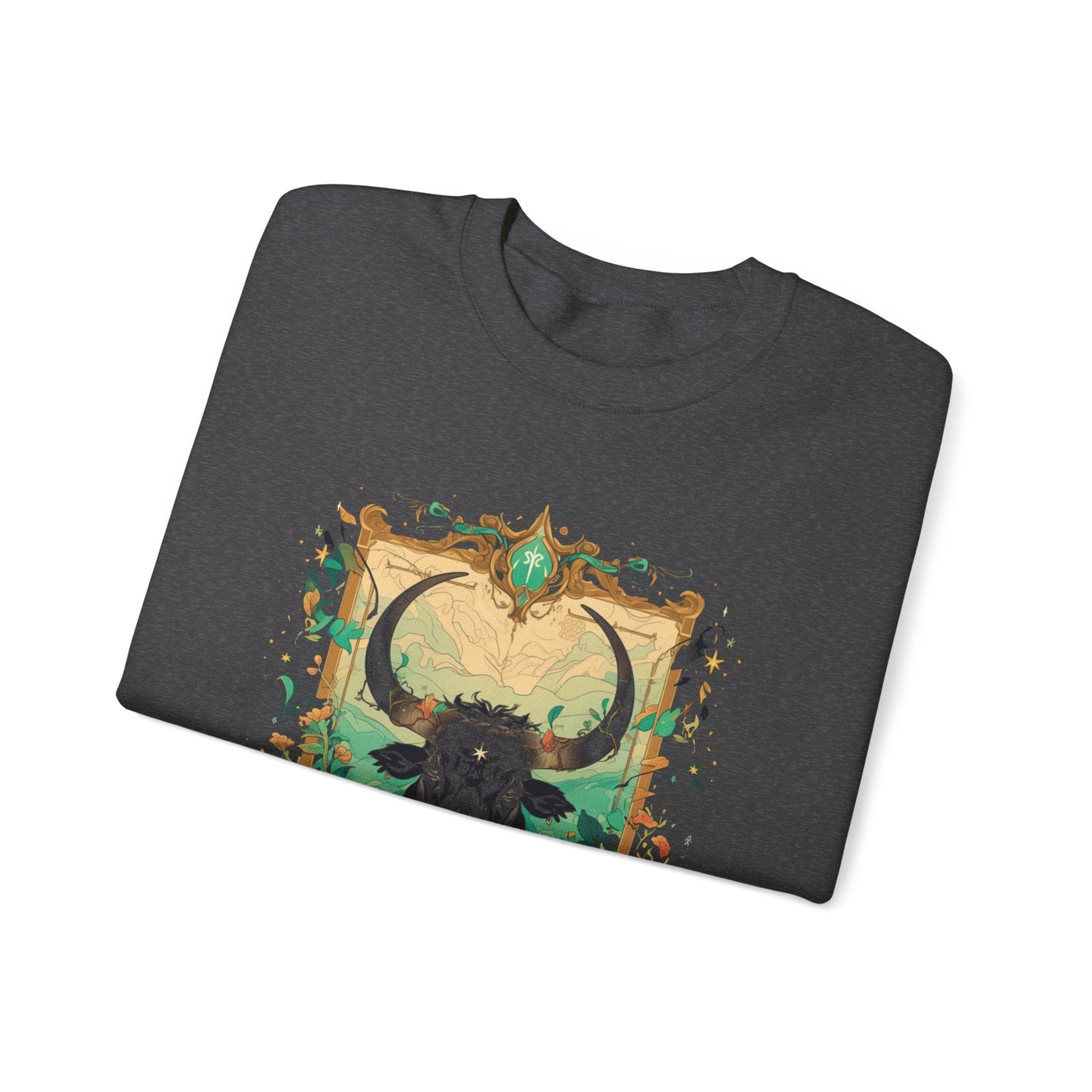 Sweatshirt Taurus Blossom: Celestial Garden Astrology Sweater