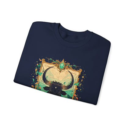 Sweatshirt Taurus Blossom: Celestial Garden Astrology Sweater