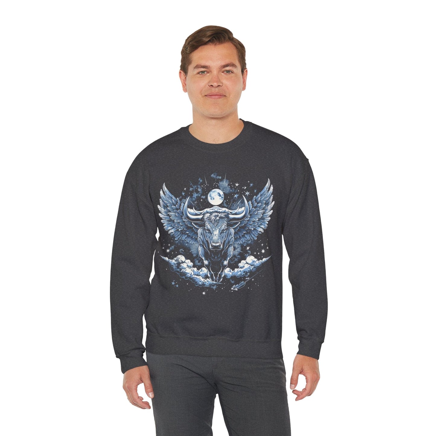 Sweatshirt Taurus Celestial Bull Sweater: Cosmic Resilience
