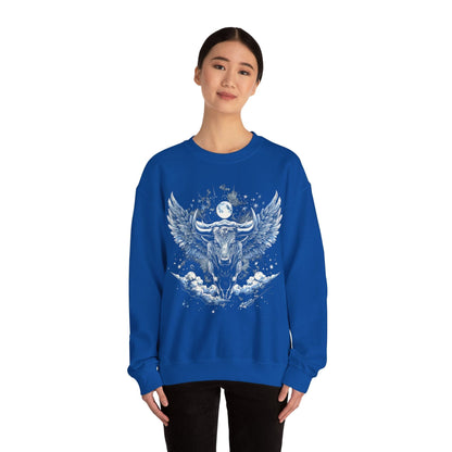 Sweatshirt Taurus Celestial Bull Sweater: Cosmic Resilience