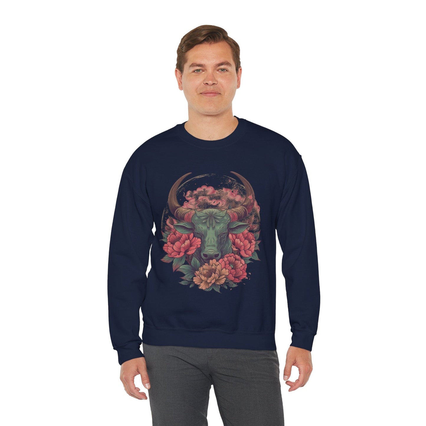 Sweatshirt Taurus Floral Majesty Sweater