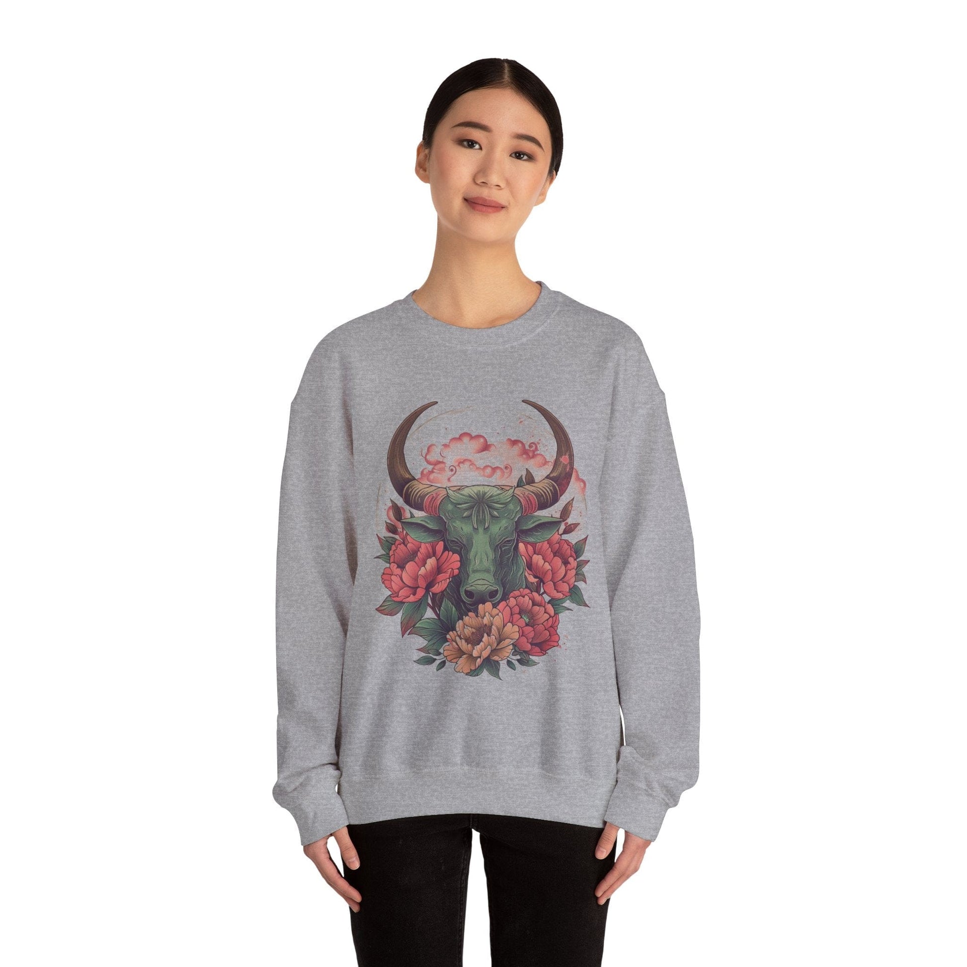 Sweatshirt Taurus Floral Majesty Sweater