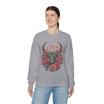 Sweatshirt Taurus Floral Majesty Sweater