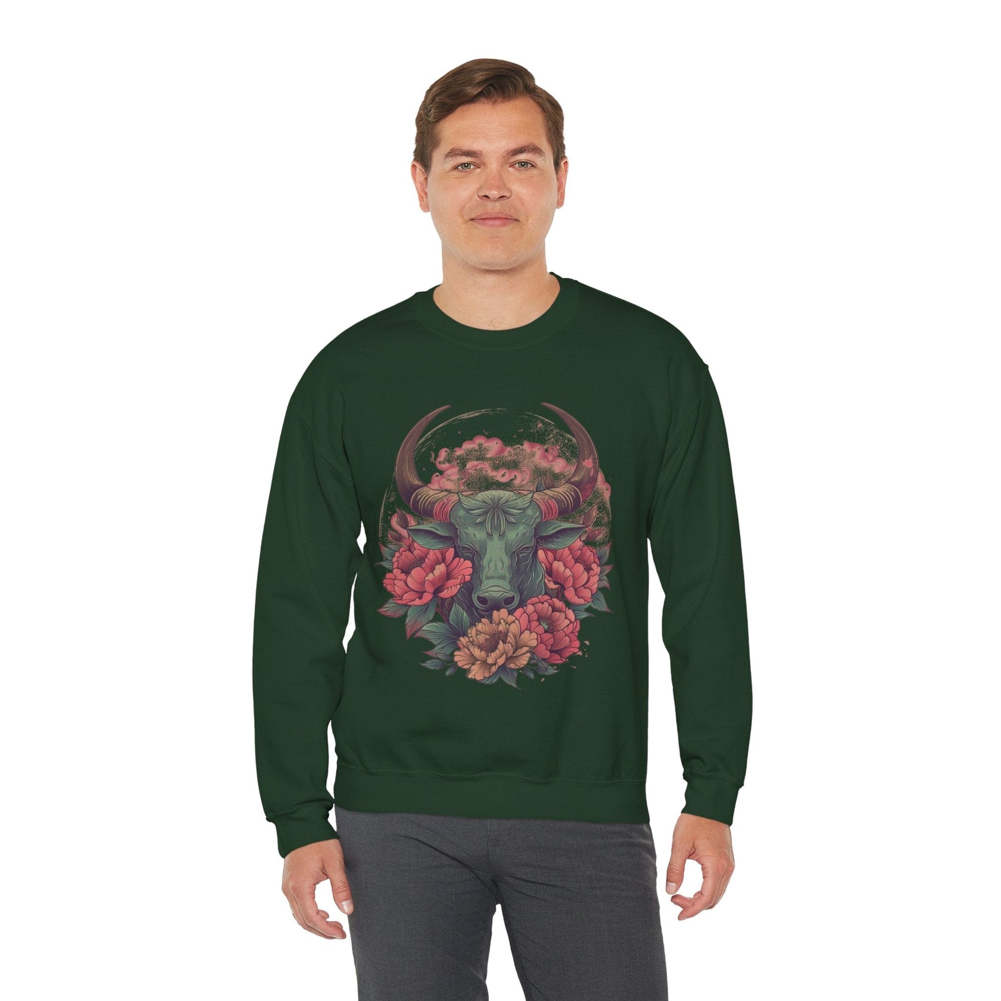 Sweatshirt Taurus Floral Majesty Sweater