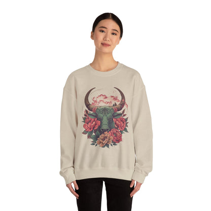 Sweatshirt Taurus Floral Majesty Sweater