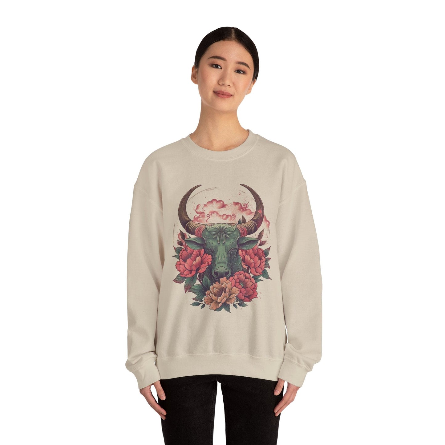 Sweatshirt Taurus Floral Majesty Sweater