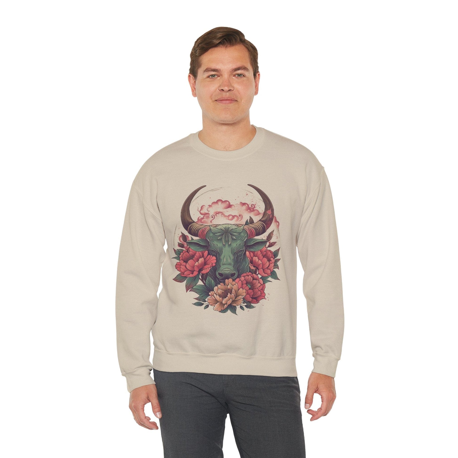 Sweatshirt Taurus Floral Majesty Sweater