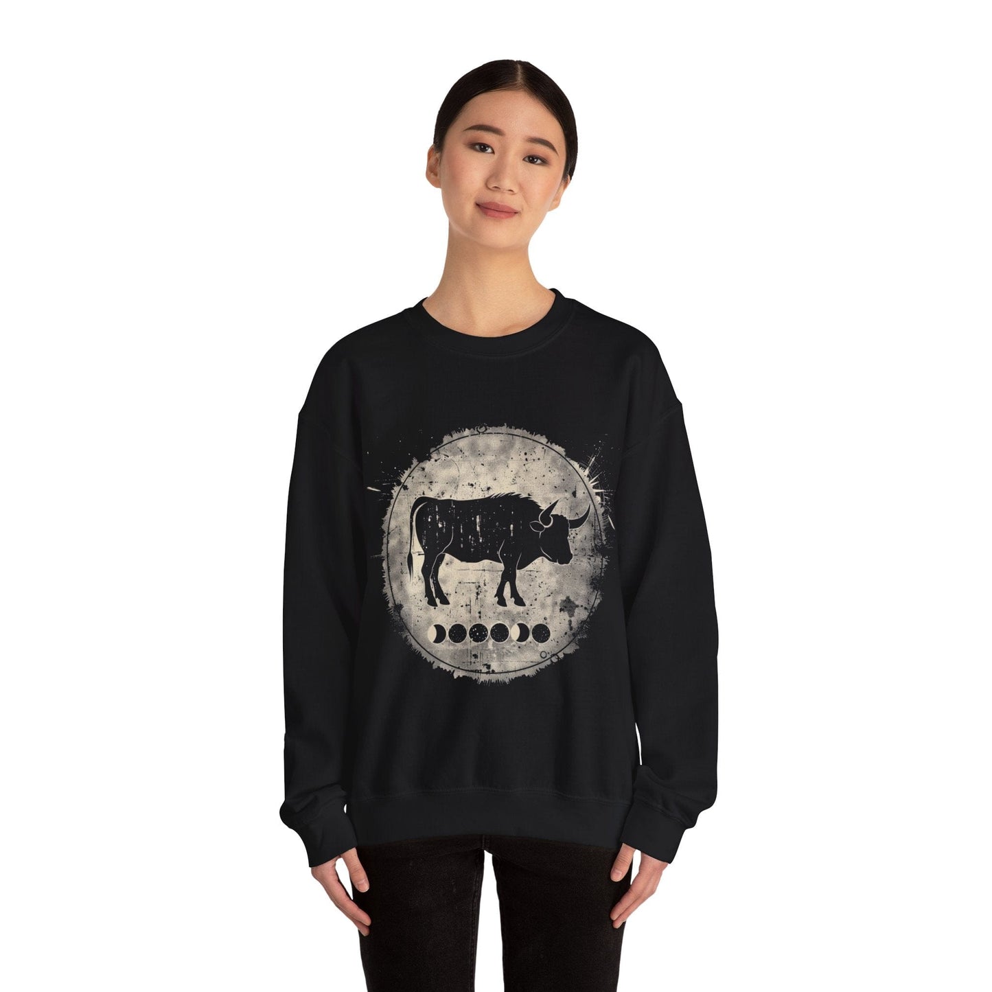 Sweatshirt Taurus Lunar Phase Sweater