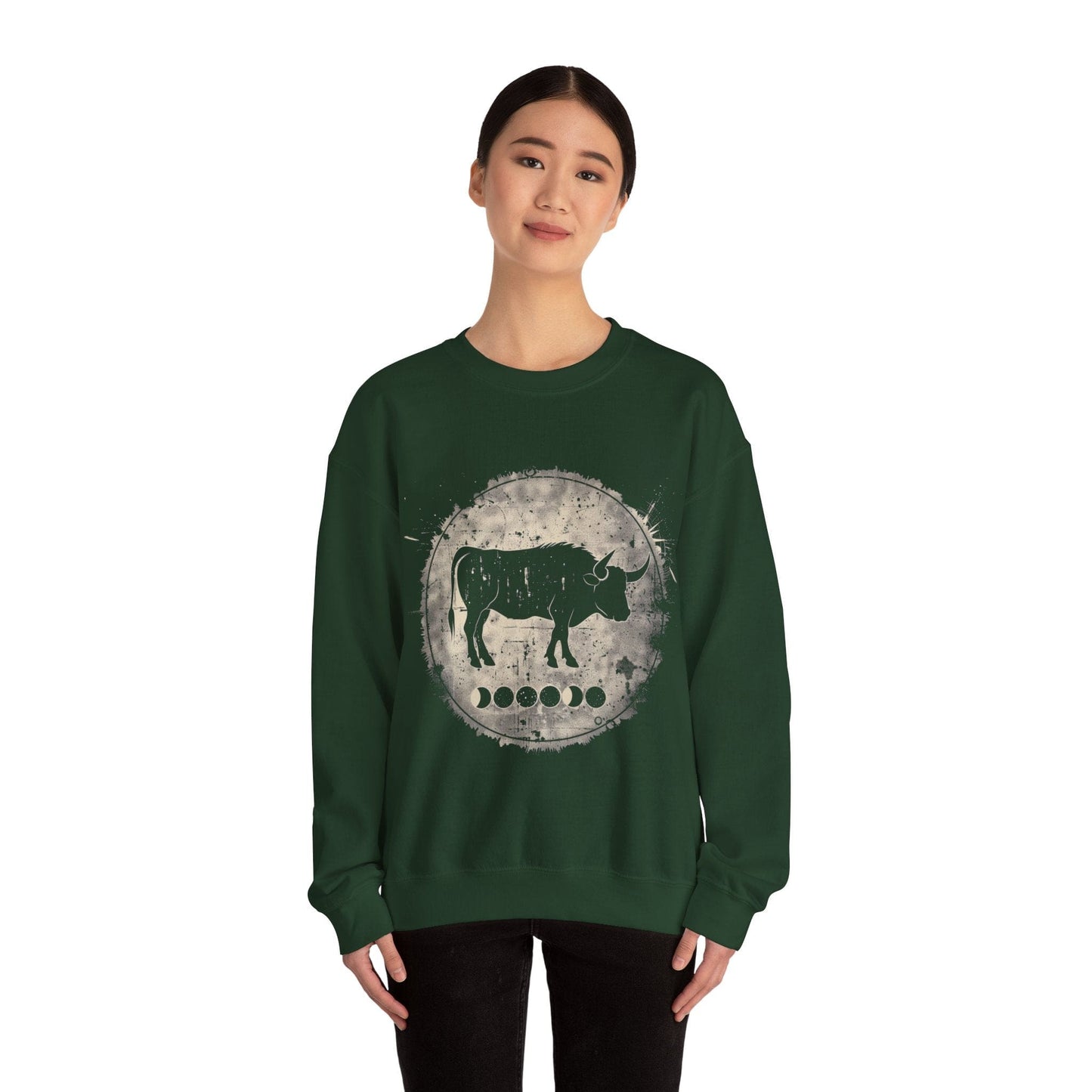 Sweatshirt Taurus Lunar Phase Sweater