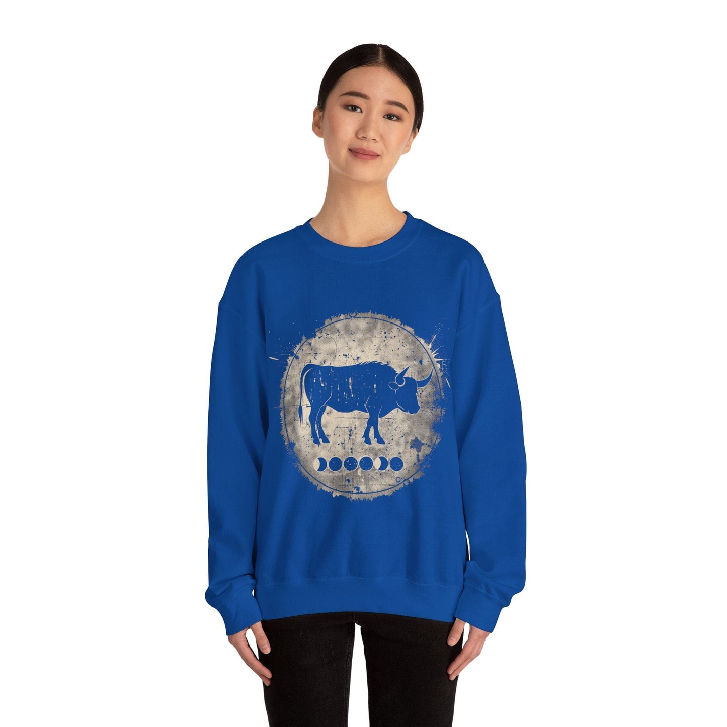 Sweatshirt Taurus Lunar Phase Sweater