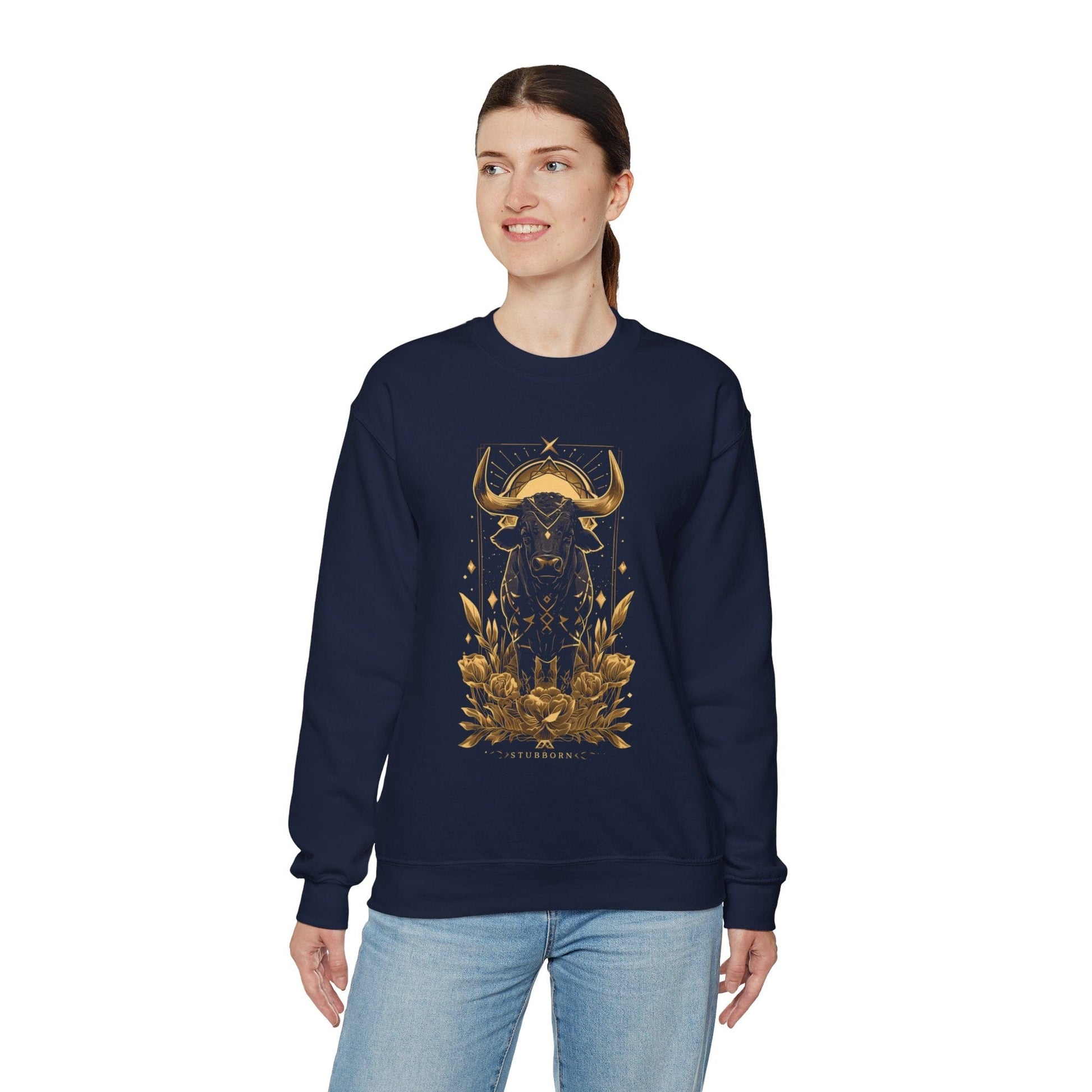 Sweatshirt Taurus the Guardian: Astrological Bull Power Sweater