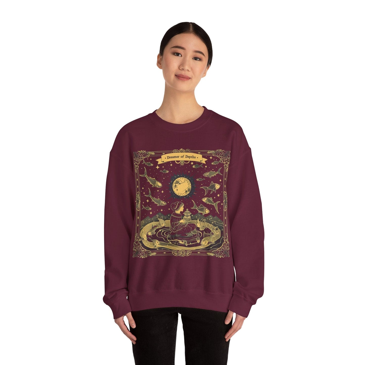 Sweatshirt The Dreamer of the Depths Soft Pisces Sweater