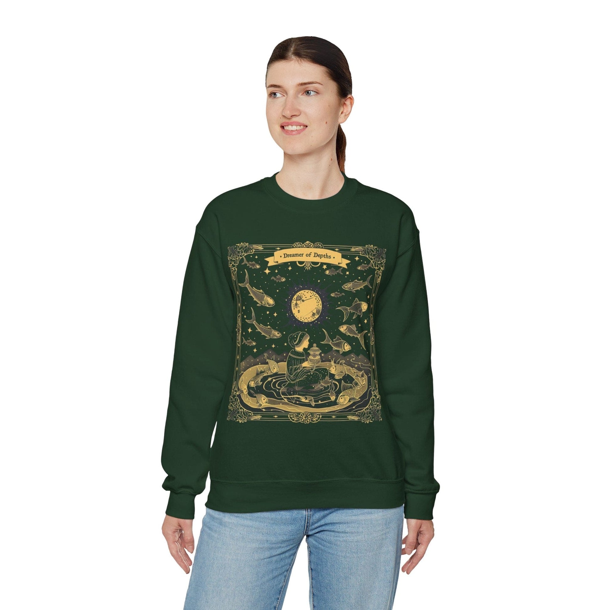 Sweatshirt The Dreamer of the Depths Soft Pisces Sweater